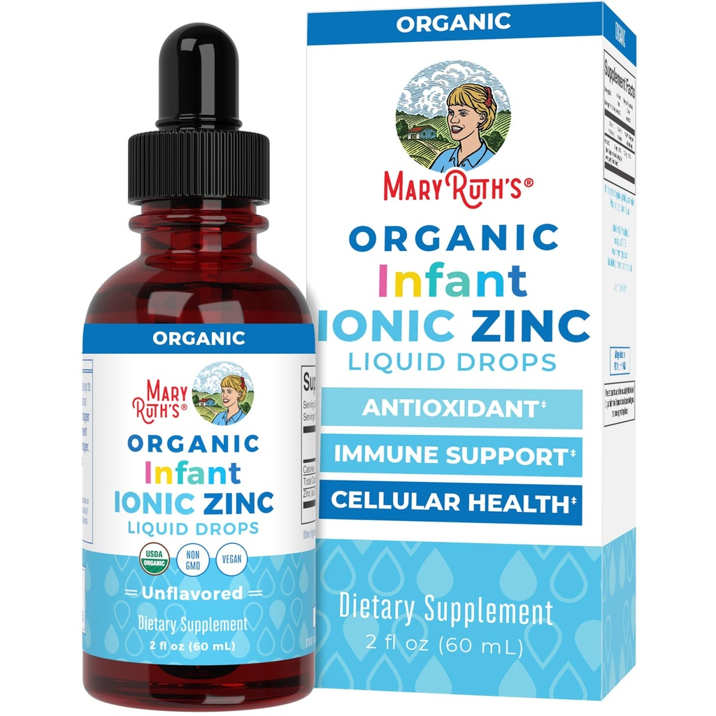 MaryRuth Organics Organic Infant Ionic Zink Liquid Drops 
