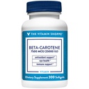 La vitamine Shoppe Beta-Carotène 2 500UI (Vitamine A), antioxydant pour la vision et la santé immunitaire (300 Softgels)