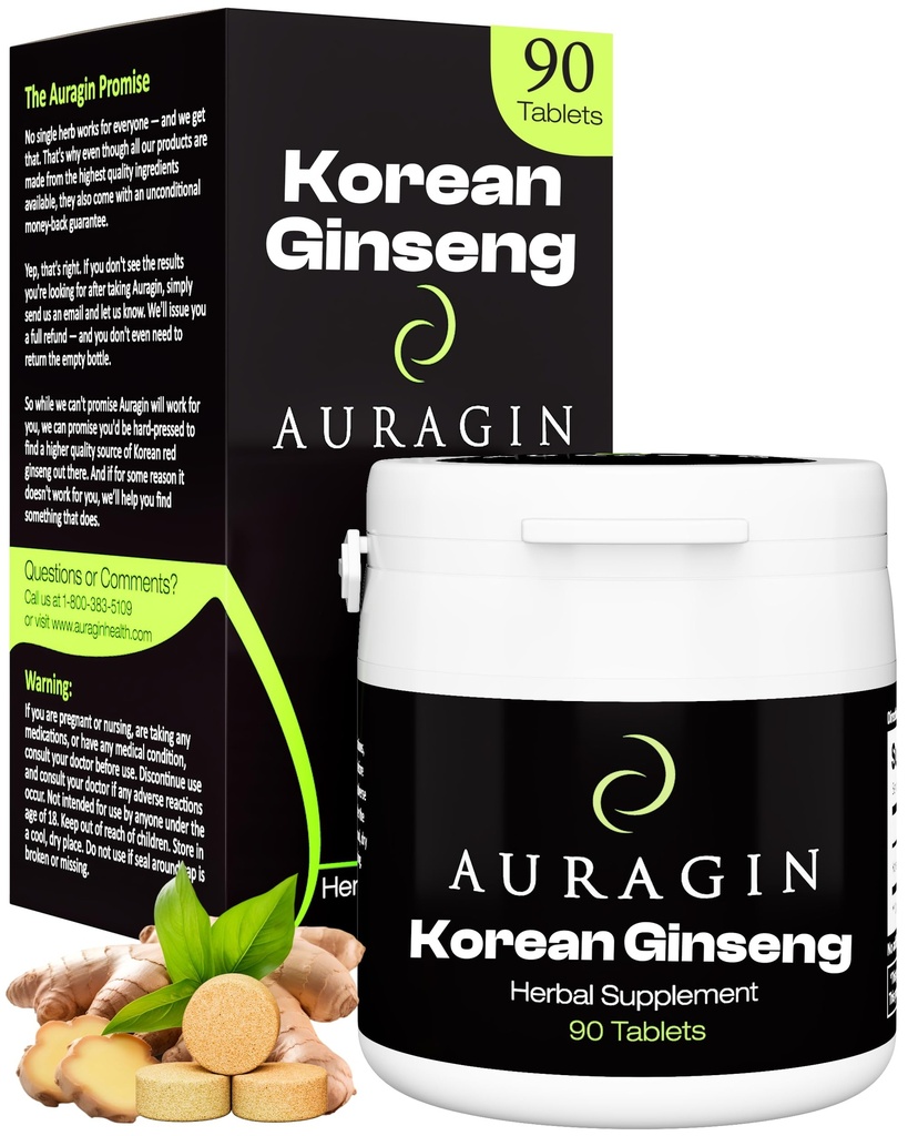 Auragin® Authentieke Koreaanse rode ginseng 