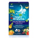 Enzymes de nuit, Enzymes digestionnaires multiples quotidiens, Fruits et légumes à prune verte avec probiotiques, Bloatation de soulagement, meilleure qualité du sommeil, pour les hommes et les femmes, Promouvoir la santé digestive- 60 comprimés