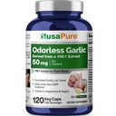 NusaPure Odorless Knoflook 100:1 Extract, 50 mg Equivalent aan 5000 mg Capsule 