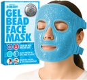 Perfect Remedy Face Ice Pack, Herbruikbare Hot & Cold Ice Face Mask, Gel Compress voor het helpen met gezwollen ogen en helpen bij de voorwaarden van zwelling, gezicht Spa koelmasker voor vrouwen en mannen (blauw)