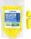 XPRS Nutra Maat 0 Lege Capsules - 100 Telle Lege Gelatine Capsules - Pillen DIY Capsule Vulling - Pure Bovine Pill Gel Caps for Do-It-Yourself Supplements (Gele)