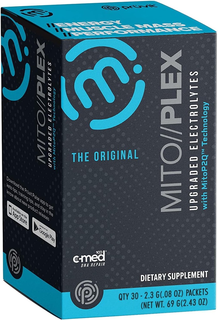 Pruvit MITO//PLEX® Opgewaardeerde Elektrolyten met MitoP2Q-technologie MITO//PLEX® Supplement met Pure Therapeutische Ketonen voor Bones Groei, Energie Boost en Immuun Systeem