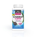 Charcocaps Fast Acting Gas Relief for Bloating & Flatulentie, Drug Free Detoxicing Aactived Charcoal Formula, 100 Capsules, 30 Day Supply, Pink
