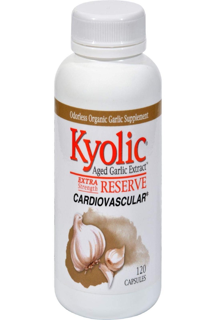 Kyolic Reserve Aged Knoflook Extract 600 Milligrammen 120 Capsules