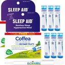 Boiron Coffea Cruda 30C - 6 Total Blue Tubes - Homeopathische slaaphulp voor rusteloze slaap, geestelijke hyperactiviteit, racende gedachten en moeite met slapen met Blue Ink Pen