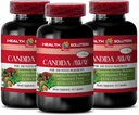 Supplément de soutien immunitaire - Candida Away Plus - Candida Digestive - Candida Cleanse Extra Strength - Pilule digestive - Candida Cleanse pour les femmes et les hommes - Candida Surcroissance - 3 bouteilles 180 capsules