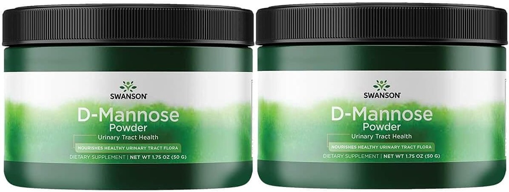 Poudre Swanson D-Mannose 1,75 Ounce (50 g) Pwdr (2 pack)
