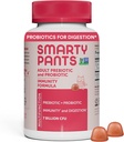 SmartyBants Adult Probiotic & Prebiotic Gummies for Digestief Health: Gut Health Supplement, Klinisch bestudeerd Prebiotic for Immune Support, Strawberry, 60 Tel (30 Dagen Levering)