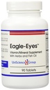 Eagle-Eyes, Vision optimale Santé avec 500 mg Omega 3 Huile de poisson, Lutéine, Zeaxanthin, Extrait de fruits de baies, Vitamines A, C, E, Zinc, NAC, Taurine, 90 comprimés