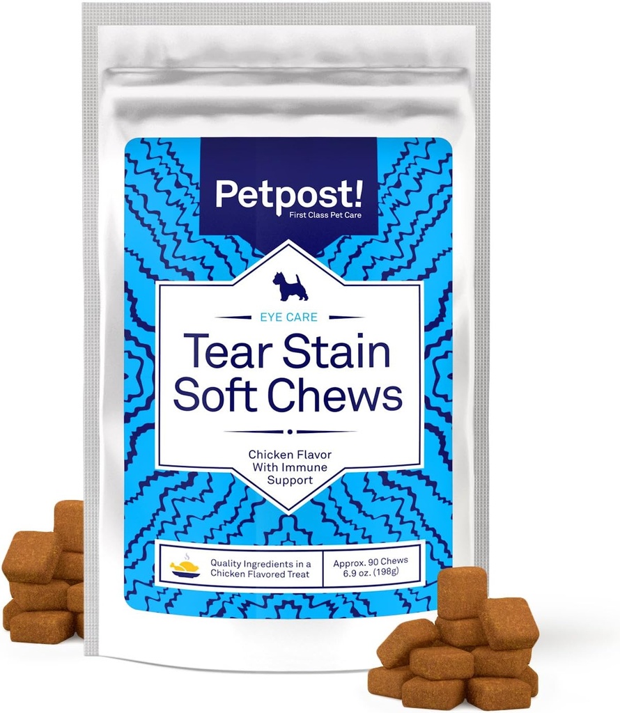 Petpost Tear Stain Remover Zachte Kauwen voor Honden 