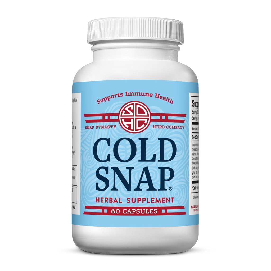 Supplément à base de plantes cold Snap 60 Capsules, 2 Pack