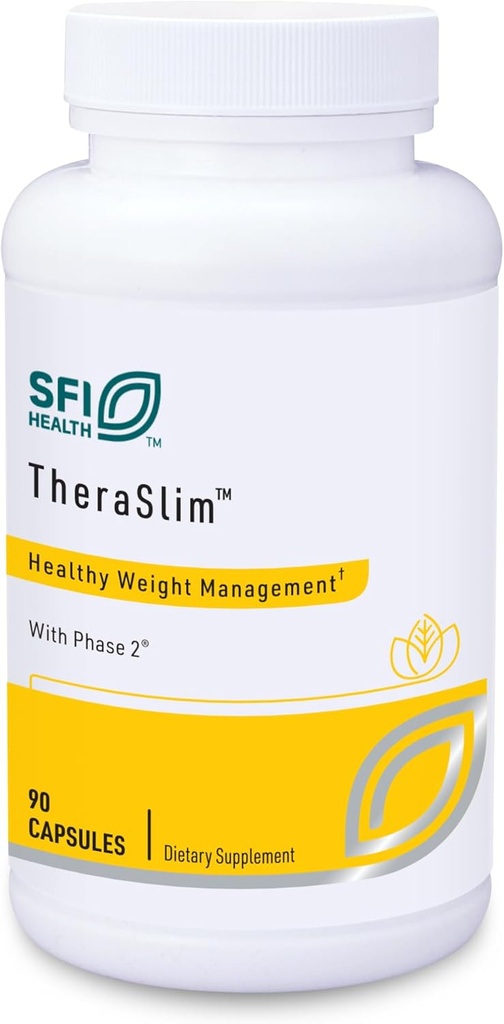 Klaire Labs SFI Health Theraslim - Fase 2 Carb Controller Formule met White Bean Extract om Zetmeel & Carb Calorieën te blokkeren (90 capsules)