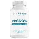 PUREHEALTH ONDERZOEK REGrow - Haargroei Vitaminen - met Saw Palmetto, Biotin, Collageen, Zink, IJzer, Jodium, Selenium & More - Hair Supplements for Women & Men - 60 Capsules