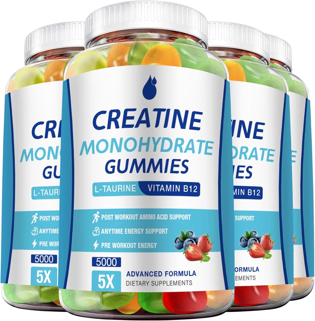 Gommies créatine pour hommes et femmes - Gommy à croquer