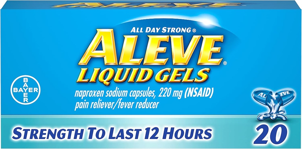 Aleve Liquid Gels 20 ea (verpakking van 4)