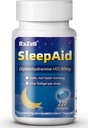 Slaaphulp, Difenhydramine 50mg, Gemakkelijk doorslikken Softgels, Ondersteunt Dieper Rustvolle Slaap, Niet Habit-Forming (220 Tellingen)