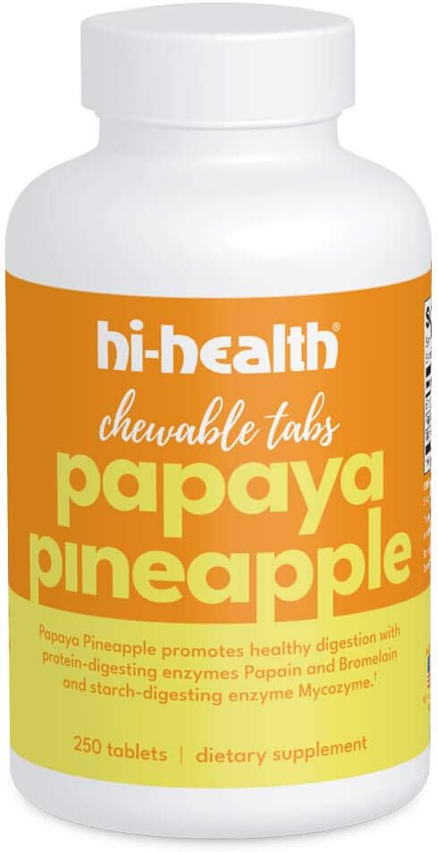 Hi-Health Papaya Ananas Kauwtabletten (250 tabletten)