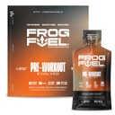 Frog carburant Ultra énergie Gel et pré-entraînement shot avec 1500mg Beta Alanine, Electrolytes 8g protéines Nano-Hydrolyzed Grass Collagen, 10g de glucides, sans gluten, sans gras, Berry, 1.2 oz packets, 24 Pack