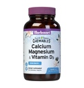 Bluebonnet Voeding Calcium Magnesium Plus Vitamine D3 Earthsweet, Bone Health & Muscle Relaxation, Soy-Free, Glutenvrij, Kosher Gecertificeerd, Dairy-Free, 90 Vanille Flavored Kauwtabletten