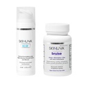 Skinuva® Scar (1,7 oz) & Bruise (14 gélules) - Crème Silicone Advanced Formulée avec des facteurs de croissance et un traitement homéopathique de l'humidité Formulée avec Arnica, Bromelain & Zinc