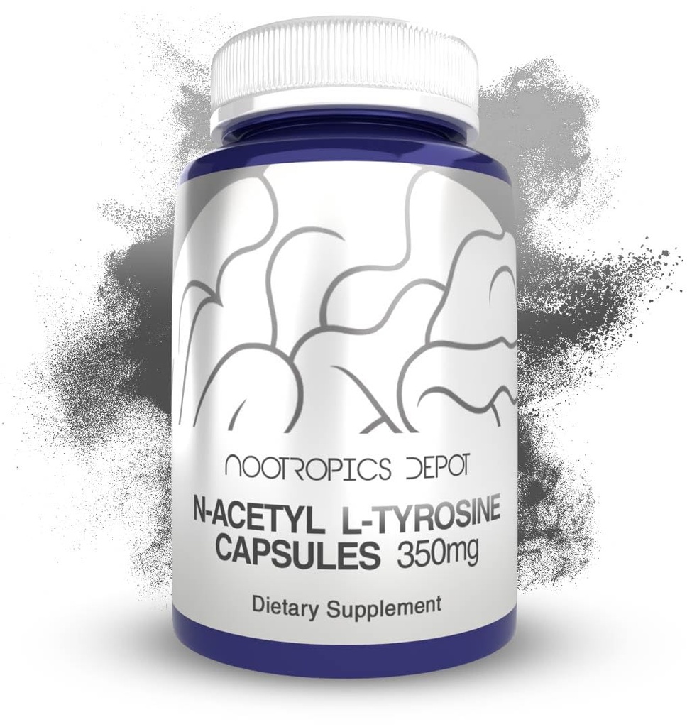 Nootropics Depot N-Acetyl L-Tyrosine Capsules 