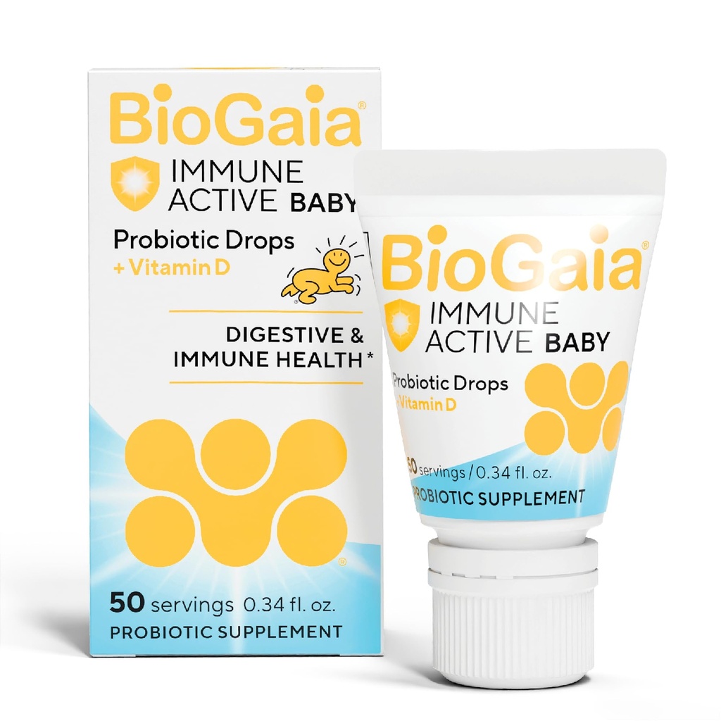 BioGaia Immune Active Baby Probiotic Drops + Vitamine D 