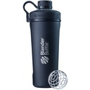 BlenderBattle Radian Shaker Cup Geïsoleerde roestvrij stalen waterfles met draad Whisk, 26-Ounce, Matte Black