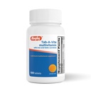Rugby Tab-A-Vite Multivitamin with Iron and Beta-Carotene - Daily Multivitamin for Adults, Supports Overall Health, Multimineral Supplement - 100 Tablets