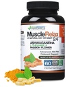 Relaxant - Muscle Relax 24/7 - Large 2.300 Milligram Day/Nacht Gebruik Capsules Maximale sterkte ondersteuning - met Valeriaan, Passiebloem, Magnesium