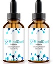 NutraRize (Pack van 2 MindQuell Drops, All-Natural Support Formula, Premium Supplement voor ondersteuning Focus en concentratie, Official Mind Quell Gotas Review (60 Servings)
