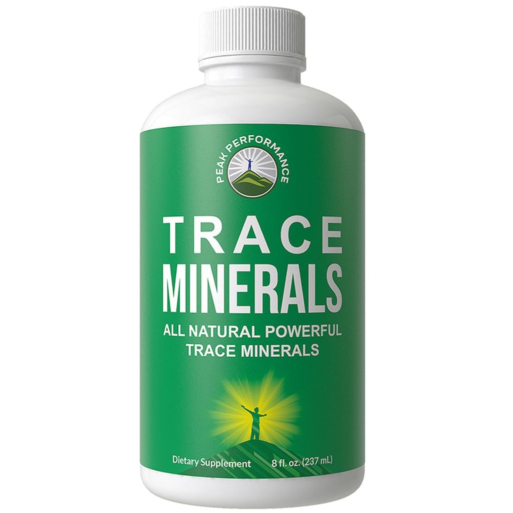 Ultra High Purity Trace Minerals Liquid Drops for Water. Ionic Plant Based Fulvic Trace Mineral Drop Supplement + Magnesium. Replenishes Natural Minerals, Electrolytes + Optimale pH niveaus