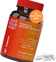 Vaginale Probiotica & Prebiotica voor vrouwen - Ondersteuning Vaginale Gezondheid & pH-balans - Vrouwenprobiotica voor Bacteriële Vaginose - Vrouwelijke & Vaginale Zorg - 60 Capsules