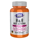 NOW Foods Sports Nutrition, R&R Repos and Repair, Recovery*, encourage le sommeil reposant*, préserve la masse maigre, réduit les douleurs post-entraînement*, végétalien, NGMO, 90 capsules de veg