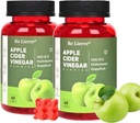 MONTUE Gommies de vinaigre de cidre de pomme B12 Multivitamine, supplément d'ACV Vitamines Gummy, non OGM, supplément végétarien pour les femmes et les hommes, soutenir les niveaux d'énergie normaux et les Gommies de santé Gut (60Gummies+60Gummies)