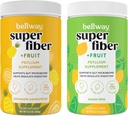 Bellway Super Fiber Powder + Fruit, Suikervrij Biologische Psyllium Husk Powder Fiber Supplement voor Regularity, Bloating Relief & Gut Health, Non-GMO, Ananas Passion Fruit & Citroen Lime
