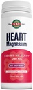 KAL Heart Magnesium Drink Mix, Red Raspberry Magnesium Taurate Powder Heart Health Supplementen voor ontsteking, suikervrij, veganistisch, 100 porties, 15,7 oz