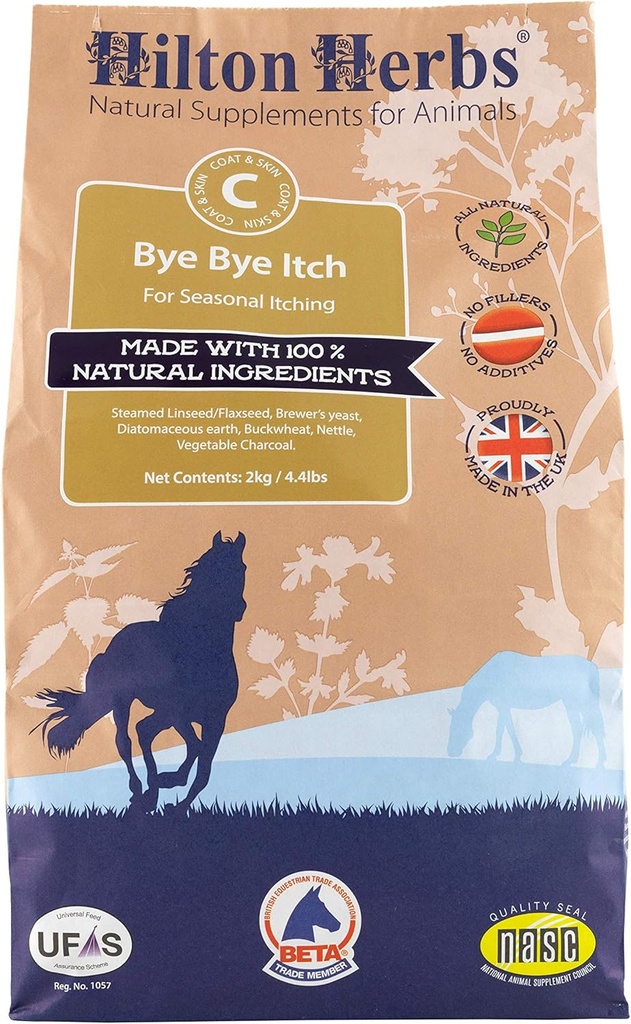 Hilton Herbs 70404 Bye Bye Itch Equine Supplement 1 stuk 4.4lb