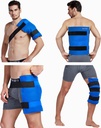 Koo-Care grote flexibele Gel Ice Pack & Wrap met riemen voor warme koude therapie - pijnverlichting voor schouder Rotator Manchet, Rug, Hip, Knie Vervanging Chirurgie, Shin Splint Verwondingen Herbruikbaar - 11" x 14"