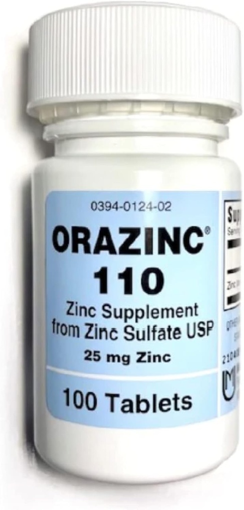 Mericon Industries Orazn 25mg Zinksupplement 