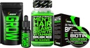 Baardgroei Kit w/ 2X Verdikking Biotine Baard Balsem voor mannen & snor was + Groei snor Serum & gezicht haarolie + 14-in-1 Biotine Gummies & haargroei Vitaminen voor mannen - Geformuleerd in Amerika