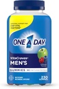 One A Day Mens Multivitamine Gummies, Multivitamine voor mannen met vitamine A, C, D, E, Calcium & Meer te ondersteunen gezonde spierfunctie, Gummies, 230 Tellen