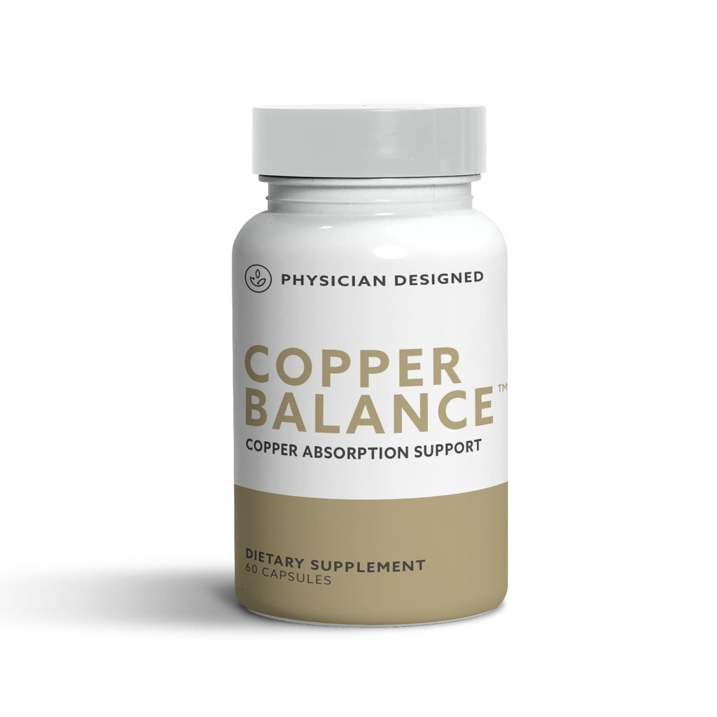 PD VARS Arts Ontworpen Koperbalans Supplement - Fibromyalgie Ondersteuning, Verminderde Zenuwpijn, Fibro Fog, 9 Essentiële Immune Boosting Vitaminen, 60 Capsules