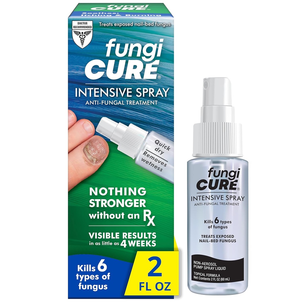 FUNGICURE intensieve spray, kalmeert jeuken & branden, 2 fluid ounce (verpakking van 1)