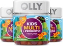 OLLY Kids Multivitamine + Probiotische Gummy, Vitaminen A, C, D, E, B, Zink, Probiotica, Kauwbare Supplement, Berry smaak, 70 Tel (3 Pack)