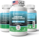 Creatine Monohydraat Capsules for Muscle Builder, Endurance & Strength, Workout Supplement 