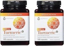 Youtheory Turmeric Extra Strength Formula Capsules 1000 mg per dag, 120 Tellen (verpakking van 2)