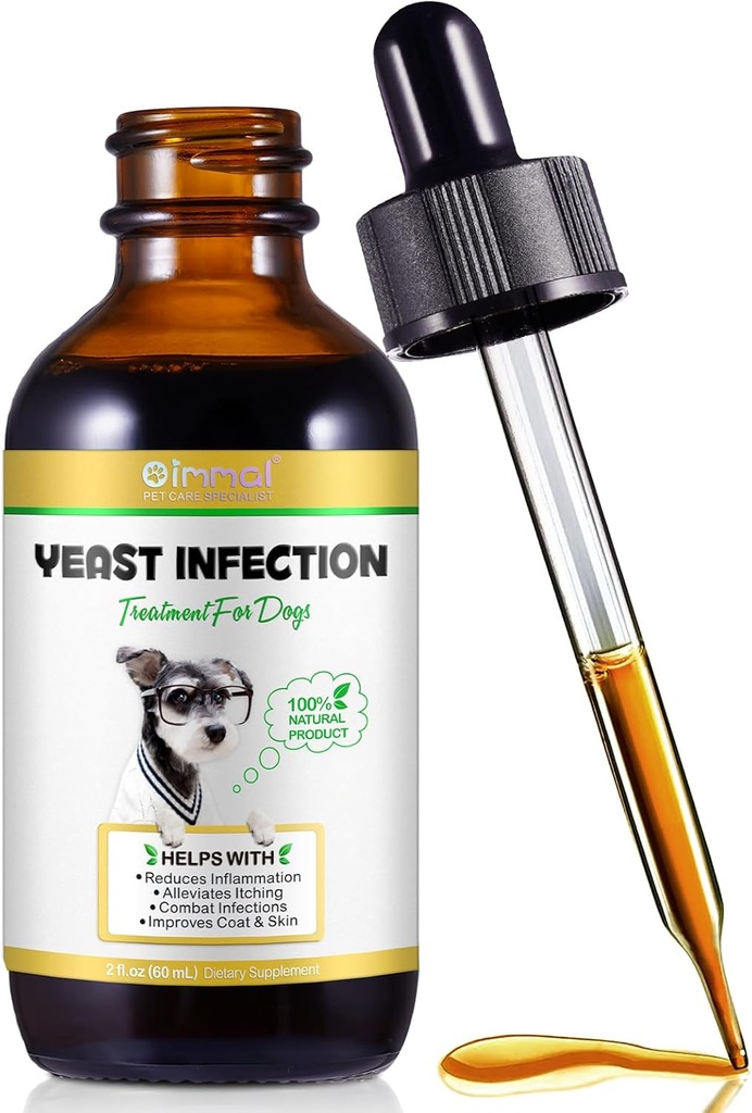 Gistinfectie behandeling voor honden, Natuurlijk ondersteunt hond gezonde jeuk verlichting, oorinfectie behandeling, honden Allergie verlichting, ontsteking verlichting & meer (1 st)