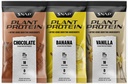 Snap Supplements 100% Plant Based Protein Powder Stick Packs with Nitric Oxide Booster (10 Pack, Variety Pack)
